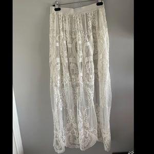 Lace Coverup Skirt